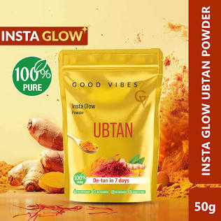 Ubtan powder face pack in brass bowl with turmeric — best herbal beauty products in Bundi